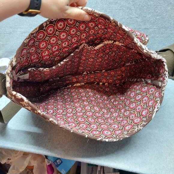 Retired Retro VERA BRADLEY Imperial Toil messenger bag 2009 - Picture 4 of 8
